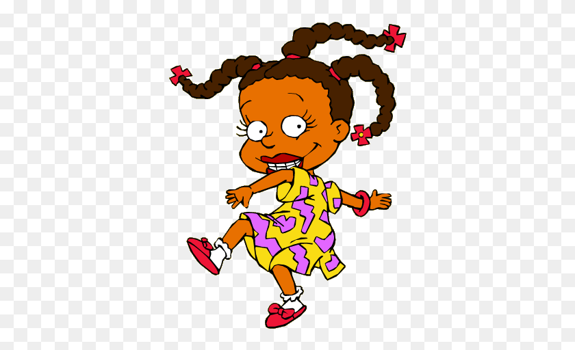 352x452 ¡Anímame! Personajes De Dibujos Animados Femeninos Negros We Love Me And My - Rugrats Clipart
