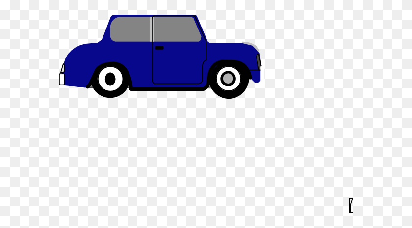 600x404 Animated Blue Car Clip Art - Blue Car Clipart