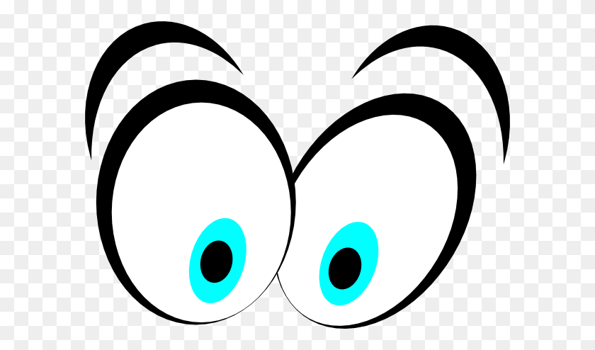 600x434 Animated Blue Cartoon Eyes Clip Art - PNG Eyes