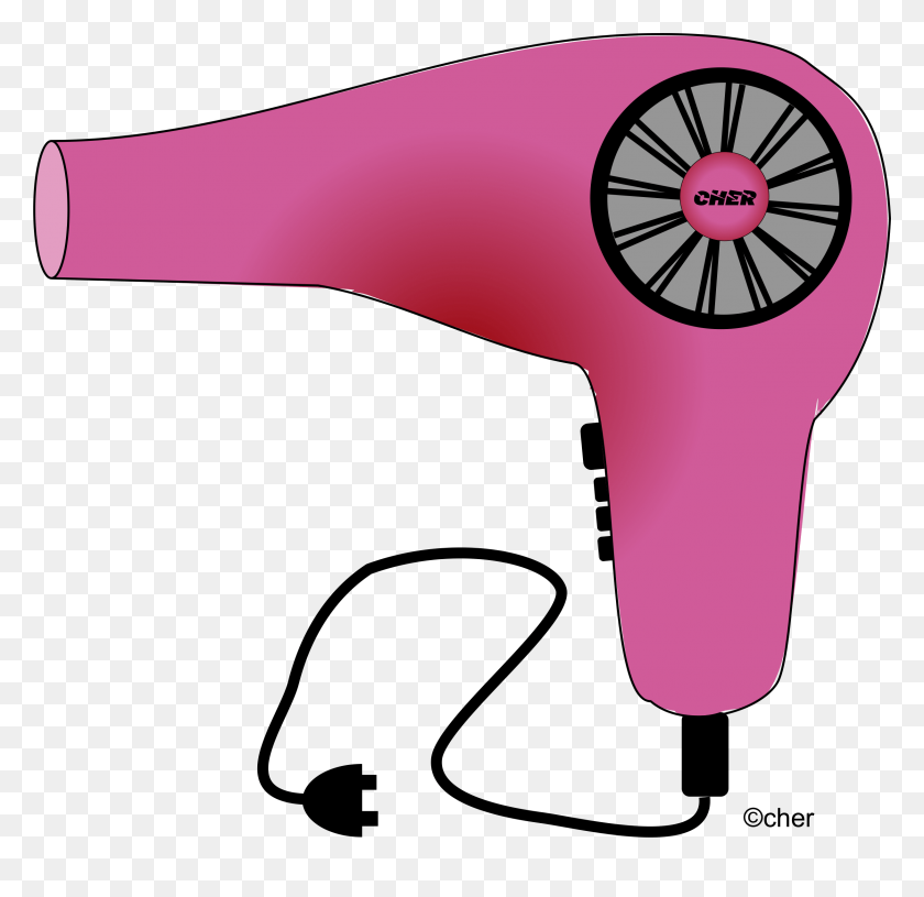 2443x2366 Animated Clipart Blow Dryer Clip Art Images - Beautician Clipart