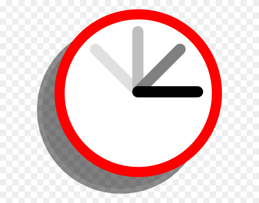 600x597 Animated Clipart Clock - Motion Clipart