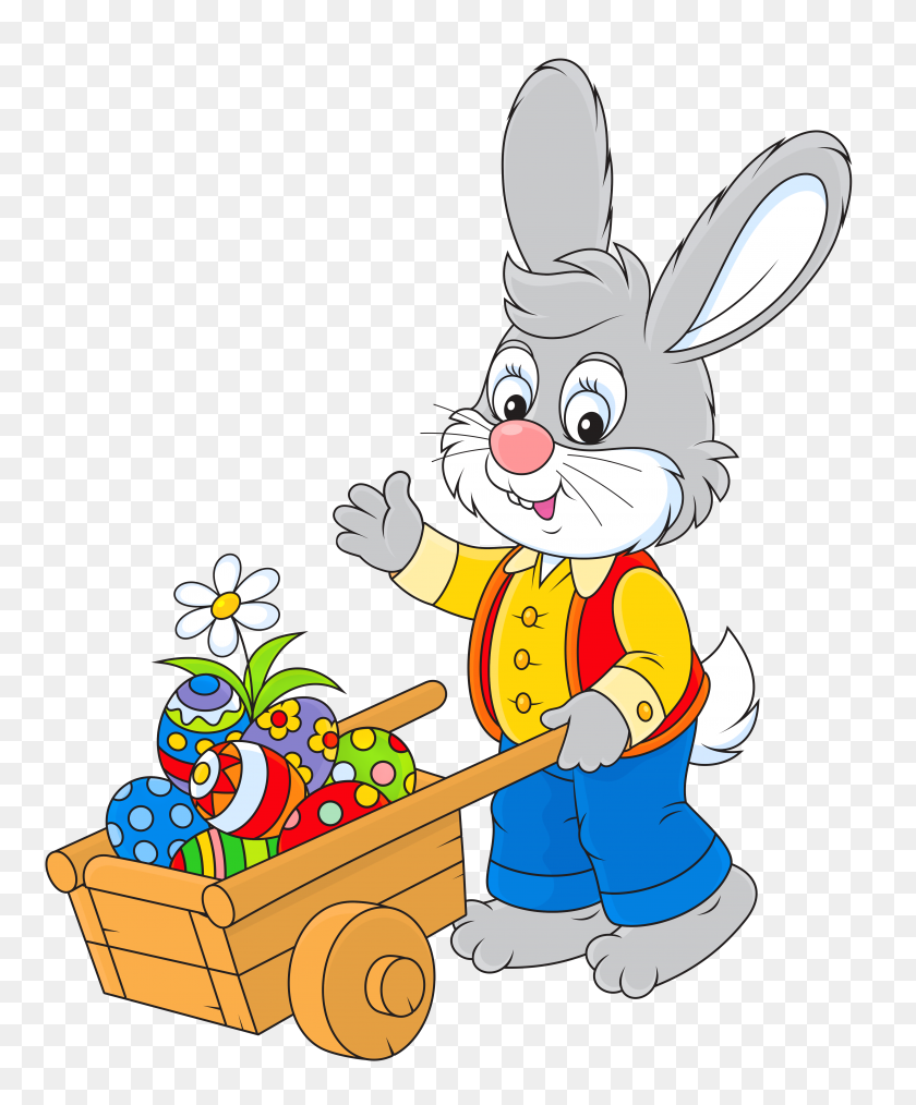 Animated Easter Bunny Clipart Happy Easter Thanksgiving - Free Christian Easter Clipart