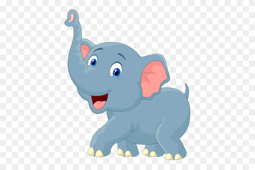 419x500 Animated Elephant Clipart Gallery Images - Spa Party Clipart