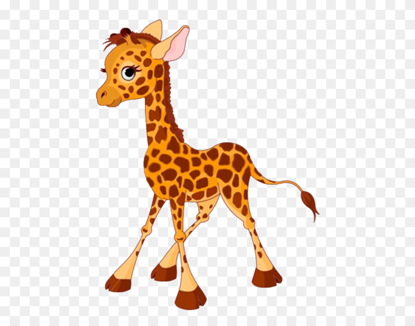 600x600 Animated Giraffe Cliparts - Cute Giraffe Clipart