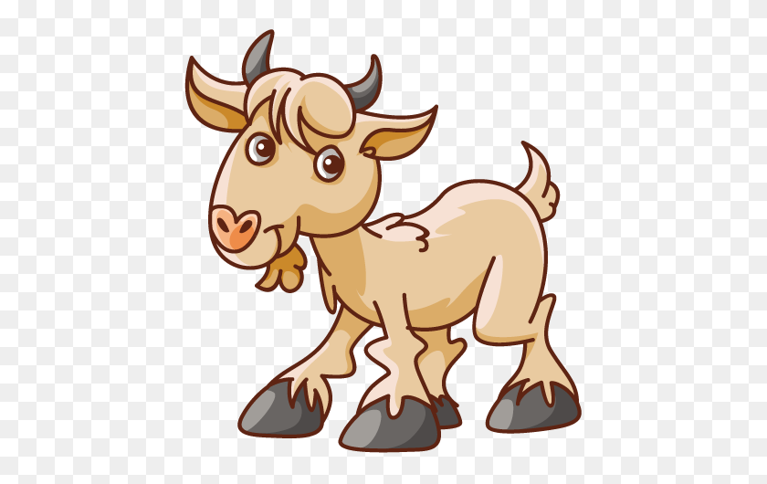 440x470 Animated Goat Png Transparent Animated Goat Images - Goat Head PNG