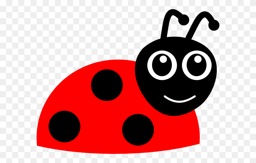 600x476 Animated Ladybug Clipart - Funny Girl Clipart