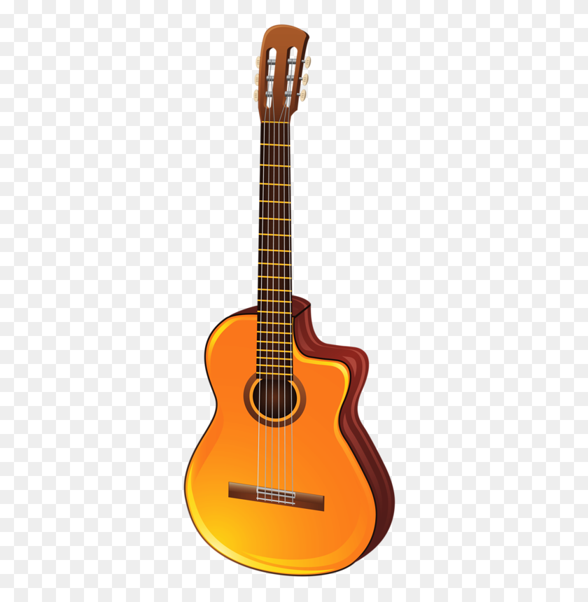 327x800 Animated Pictures Music, Clip Art And Art - Guitar Clipart