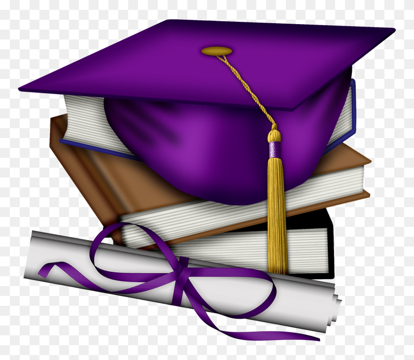 1600x1376 Animated Purple Graduation Purple Graduation Cap Clip Art Pic - Graduation Scroll Clipart