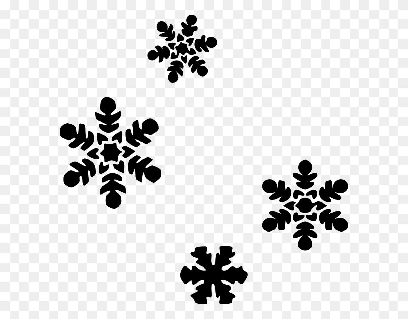 594x596 Animated Snowflake Clipart - Blue Snowflake Clipart