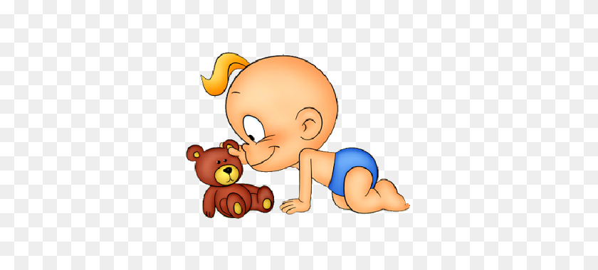 320x320 Animated Teddy Bear Gif Funny Baby Cartoon Clip Art Images Free - Cartoon Baby PNG