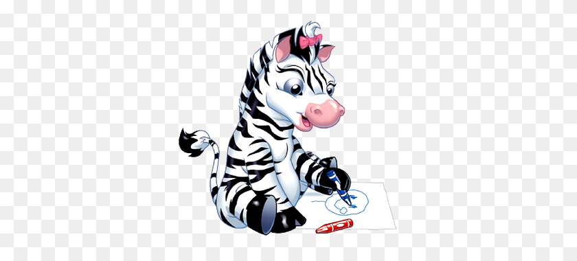 320x320 Animated Zebra Pictures Image Group - Baby Zebra Clipart