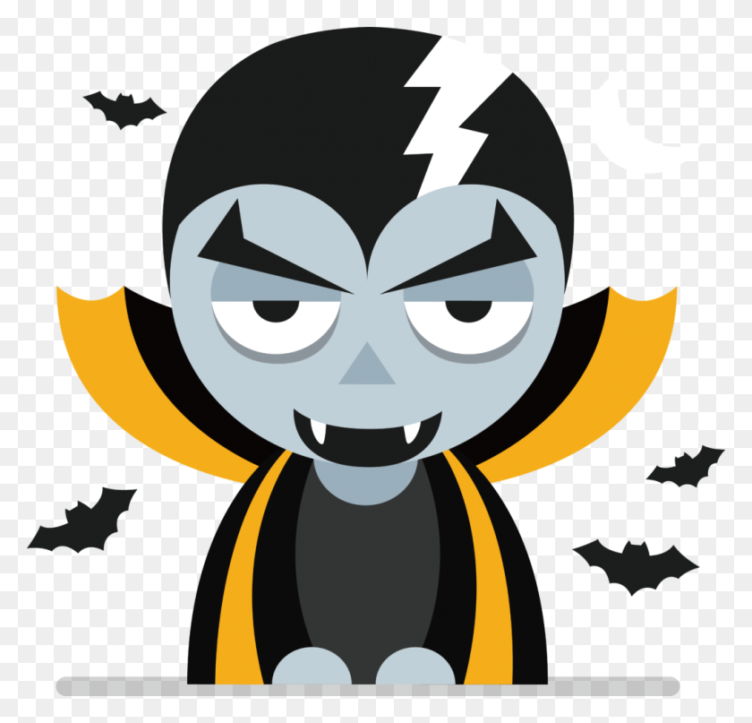 1024x981 Animation Clip Art Free Download Vampire - Animated Halloween Clipart