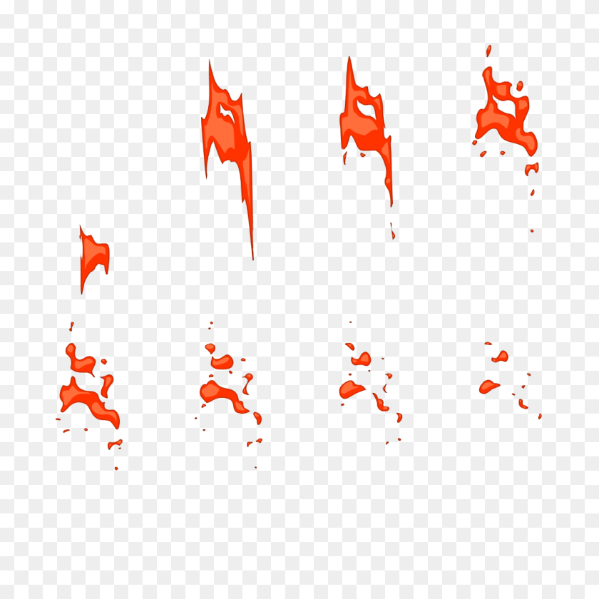 1024x1024 Animations - Blood Splatter Transparent PNG