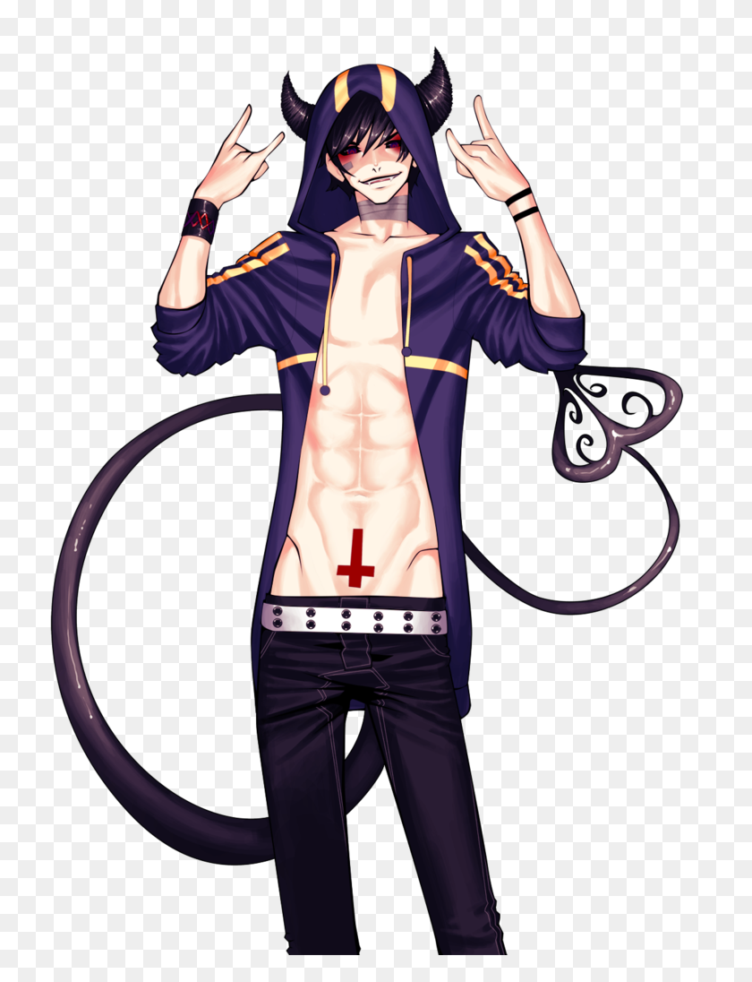 772x1036 Anime Boys I Think Are Cute P - Demon Horns PNG