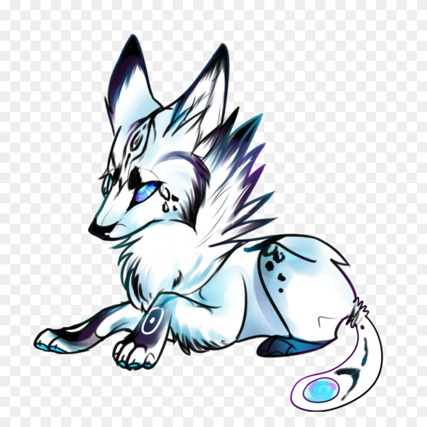 894x894 Anime Clipart Wolf - Wolves PNG