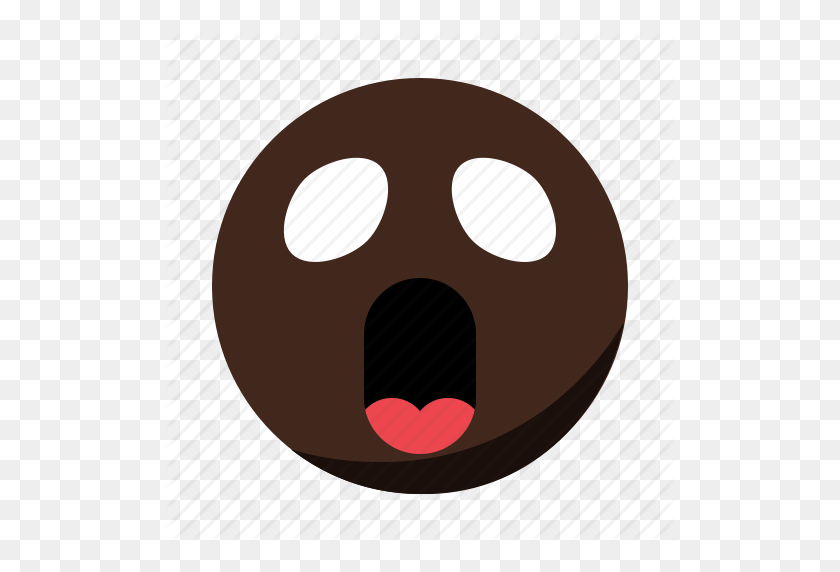 512x512 Anime, Emoji, Emoticon, Face, Shocked, Surprised Icon - Shocked Emoji PNG