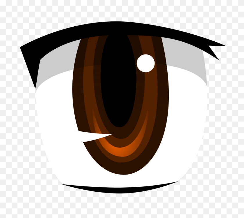 1152x1024 Anime Eye - Cartoon Eyes PNG