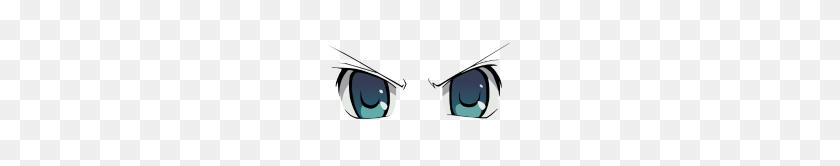 190x106 Anime Eyes Angry - Anime Eyes PNG