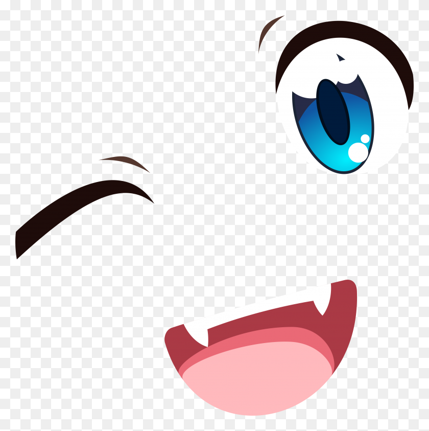 3500x3517 Anime Smile Png Png Image - Anime Mouth PNG