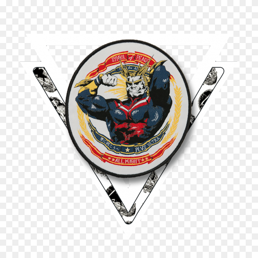 890x890 Animetrashswag All Might Patch - All Might PNG