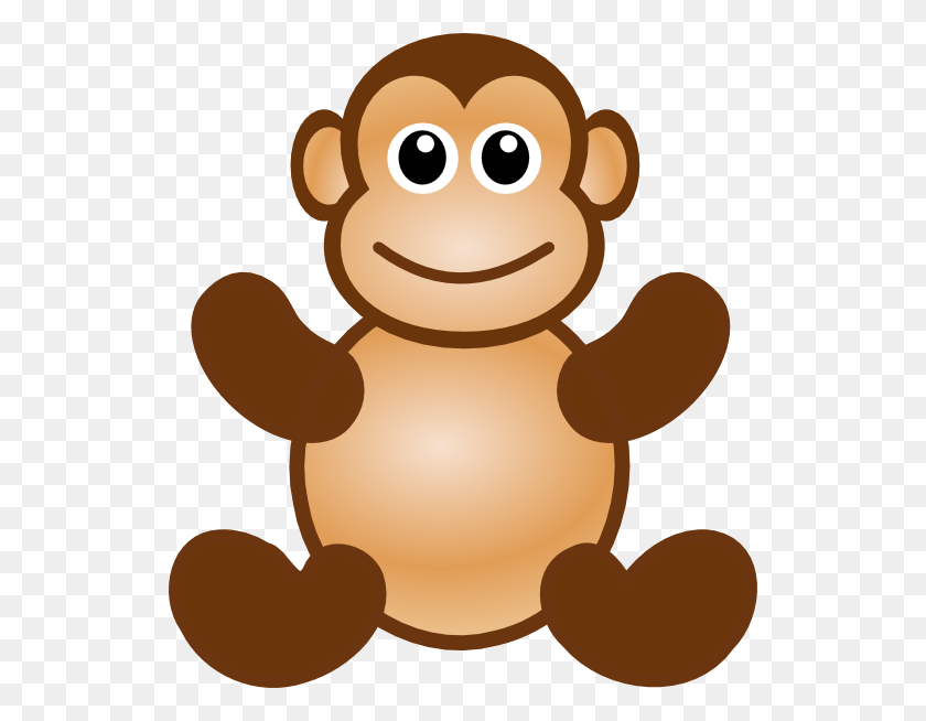 534x594 Animl Clipart Monkey - Baboon Clipart