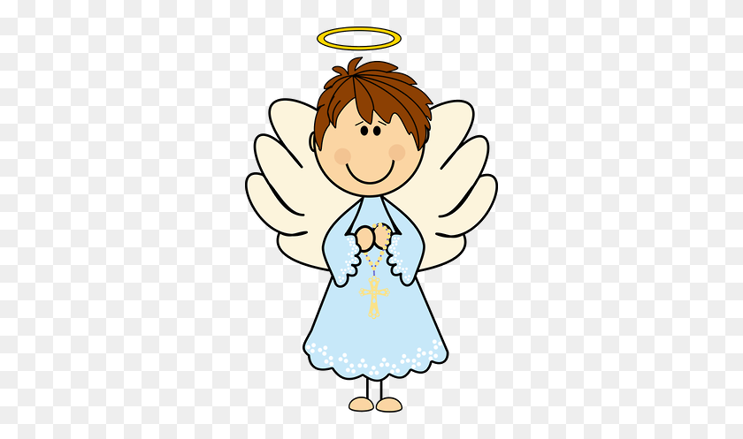 286x437 Anjos - Guardian Angel Clipart