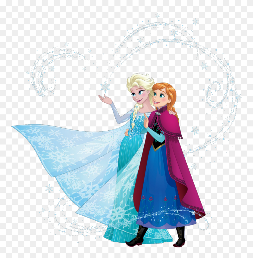 1280x1308 Anna And Elsa With Snow Magic Frozen Elsa, Elsa - Elsa Frozen PNG