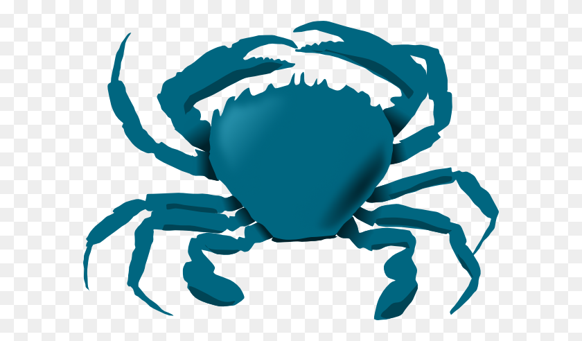 600x432 Annaleeblysse Blue Crab Clip Art Free Vector - Marine Clipart