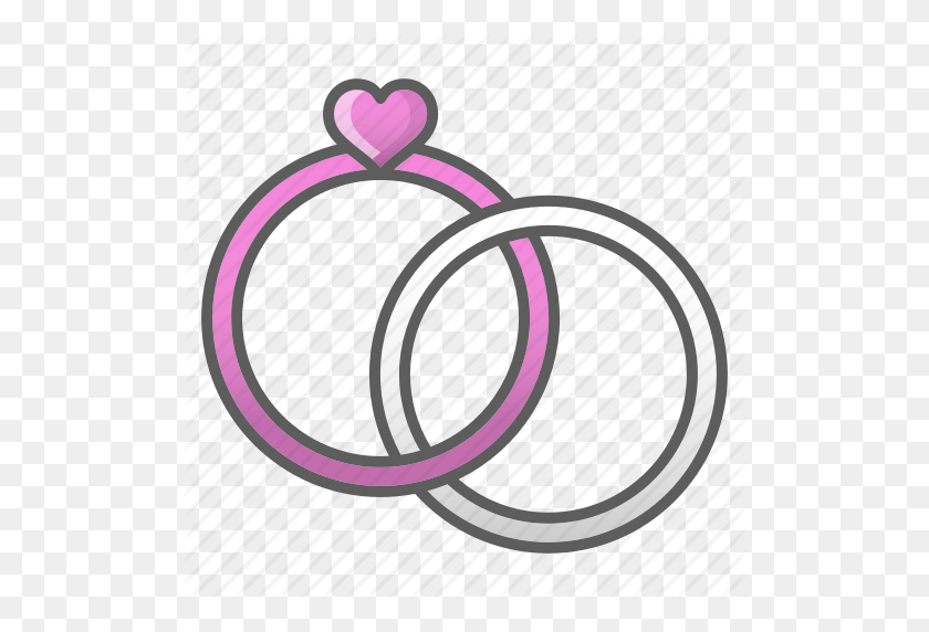 512x512 Anniversary, Engagement, Heart, Ring, Rings, Valentine, Wedding Icon - Wedding Anniversary Clip Art