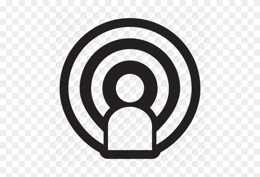 512x512 Locutor, Audio, Emisión, Episodio, Escuchar, Anfitrión, Medios, Música - Icono De Podcast Png