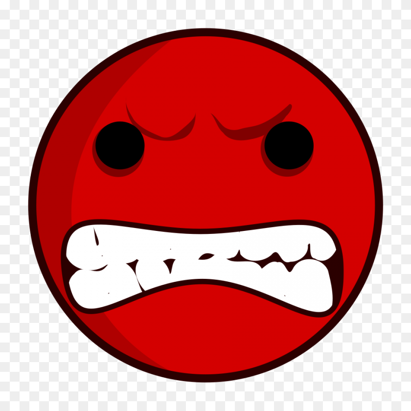 900x900 Annoyed Face Angry Face Clip Art Black And White Free Clipart Png - Face Clipart Black And White