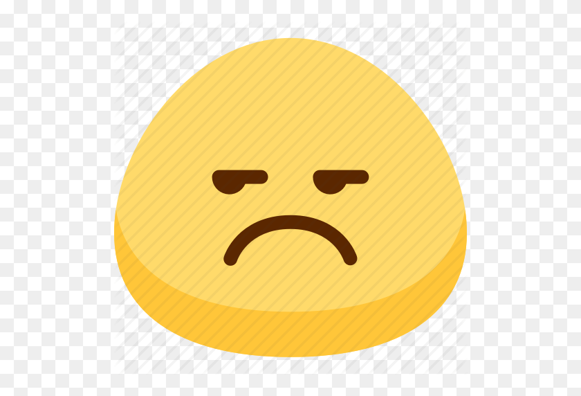 512x512 Annoying, Emoji, Emotion, Expression, Face, Feeling Icon - Annoyed Emoji PNG