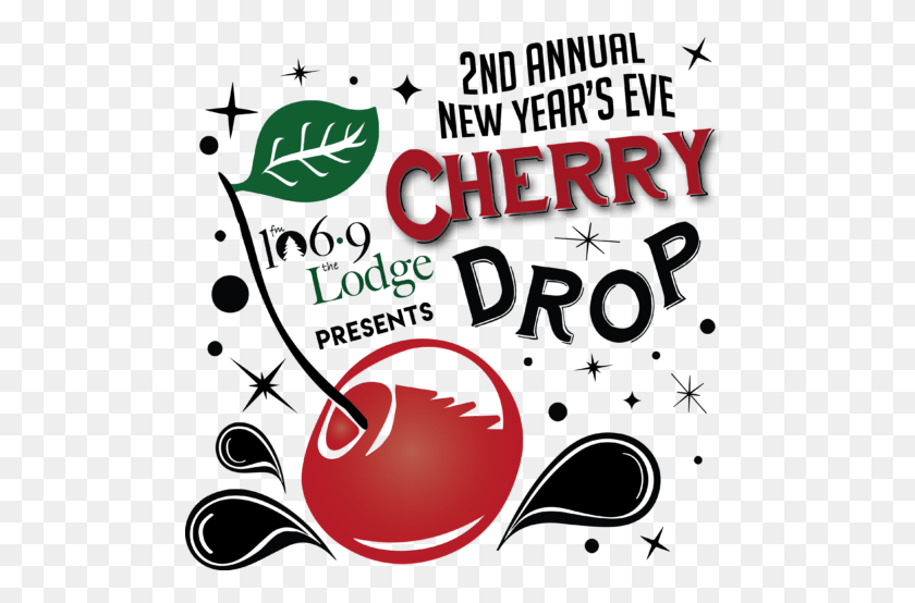 500x494 Celebración Anual De Cherry Drop Y Año Nuevo - Imágenes Prediseñadas De Año Nuevo 2018