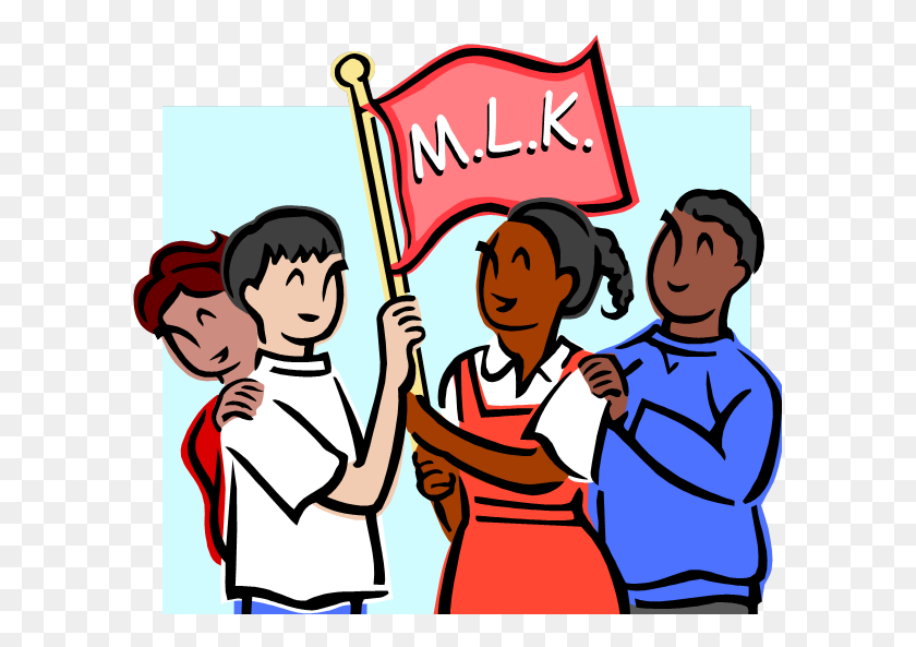 595x533 Annual Martin Luther King, Jr March In San Antonio, Tx - Mlk Day Clipart