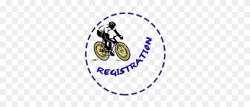 291x300 Annual Rotary Bike Ride - Riding Bicycle Clipart