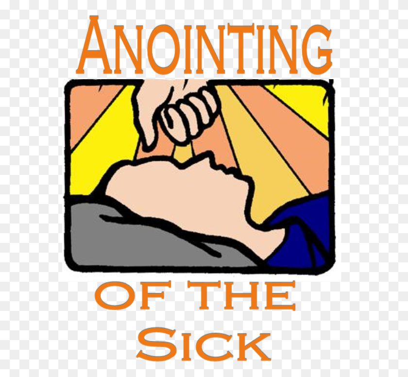 586x716 Anointing Of The Sick All Saints Faith Formation - Anointing Of The Sick Clipart