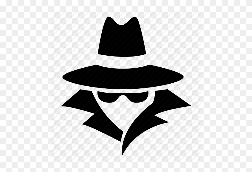512x512 Anonymous, Crime, Criminal, Cyber, Espionage, Hacker, Spy Icon - Hacker PNG