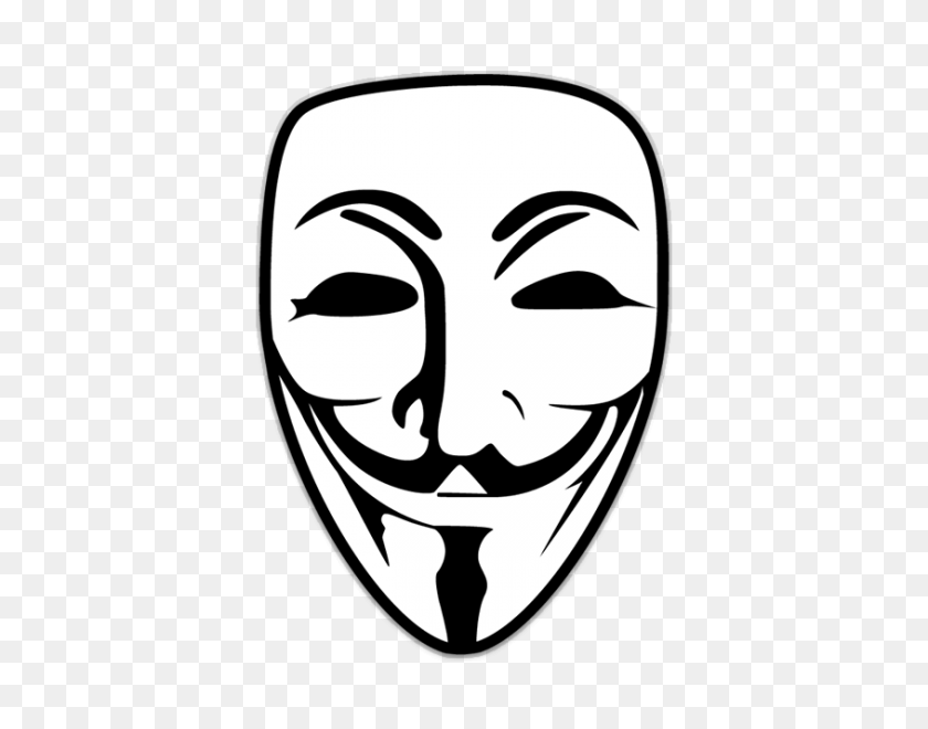 600x600 Anonymous Mask Png Images Free Download - Guy Fawkes Mask PNG