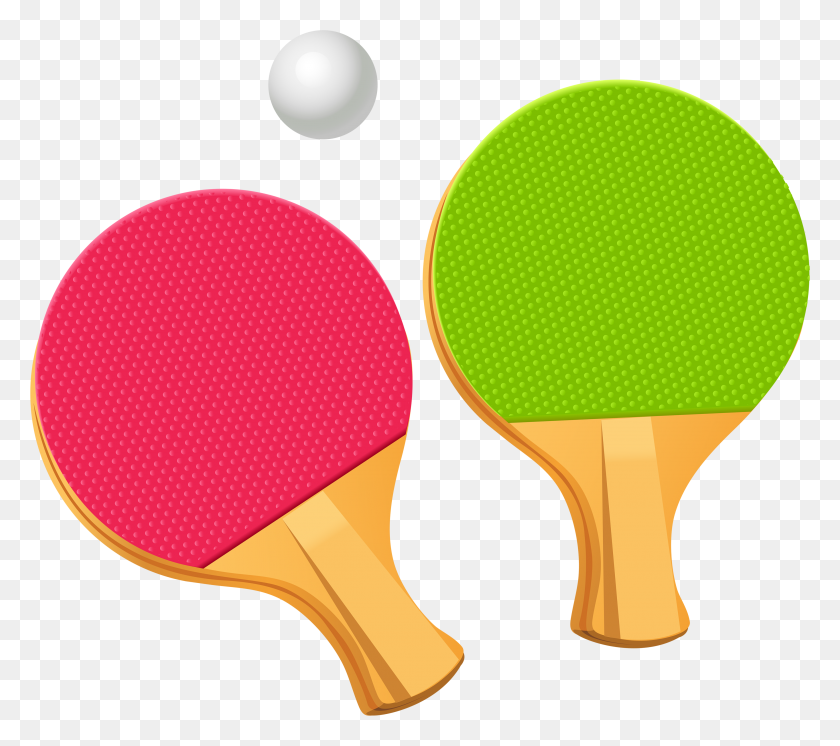 3504x3084 Anonymous Table Tennis Clip Art - Paddle Clipart