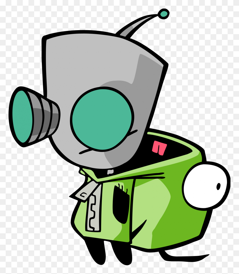 1600x1854 Another Invader Zim Vector Favourite Characters - Gir PNG