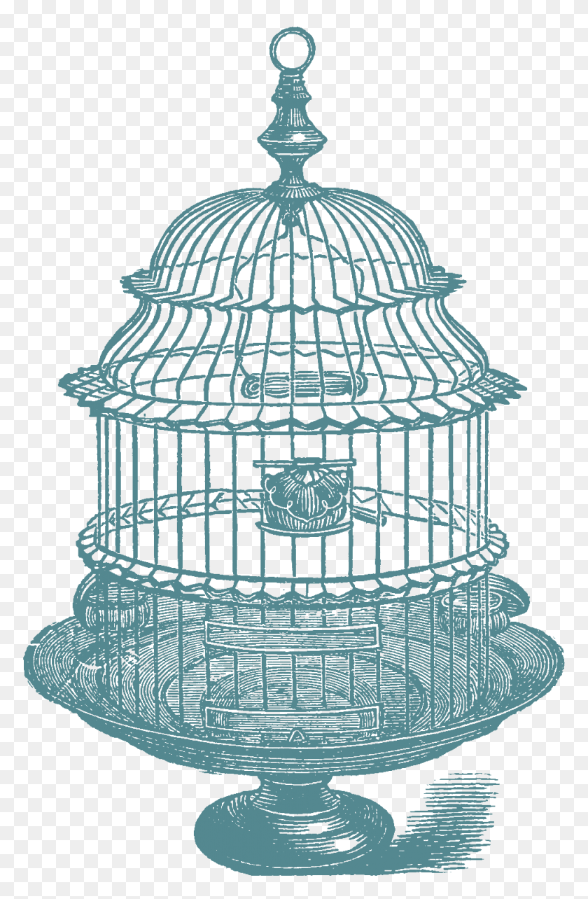 973x1528 Another Set Of Bird Cage Stock Images Oh So Nifty Vintage Graphics - Old Paper Texture PNG