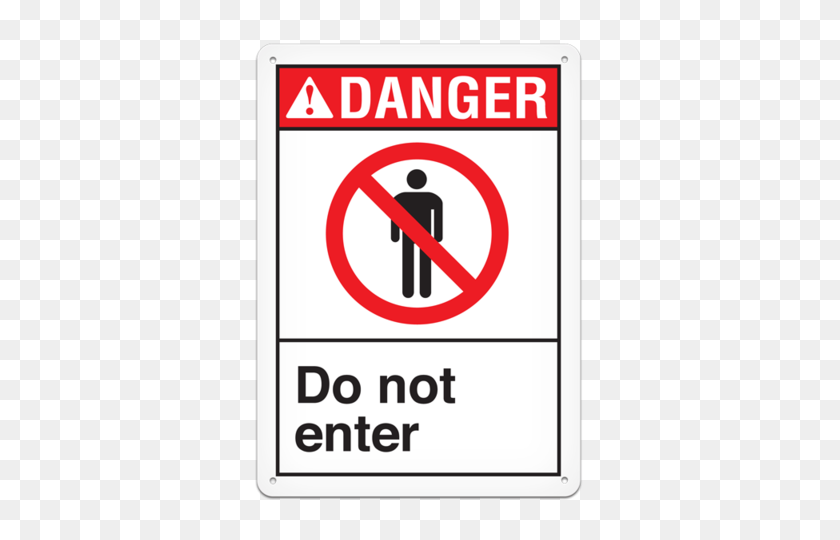 359x480 Ansi Safety Signs Incom Manufacturing Group - Do Not Enter Sign PNG