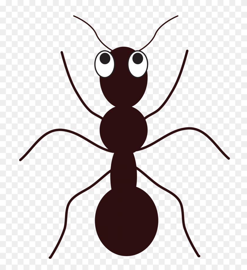 1860x2048 Ant Clip Art - Ant Clipart Black And White