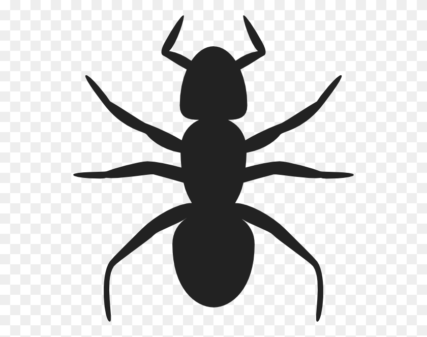 552x603 Ant Clip Art Free Vector - Ant Clipart