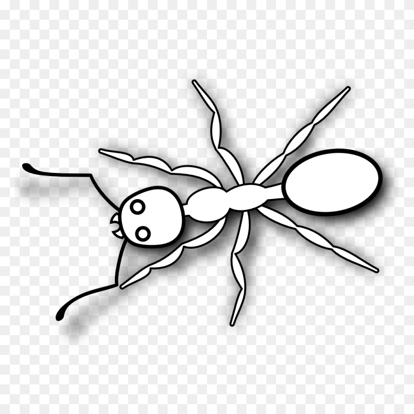 999x999 Ant Clipart Black And White - Ant Clipart Black And White