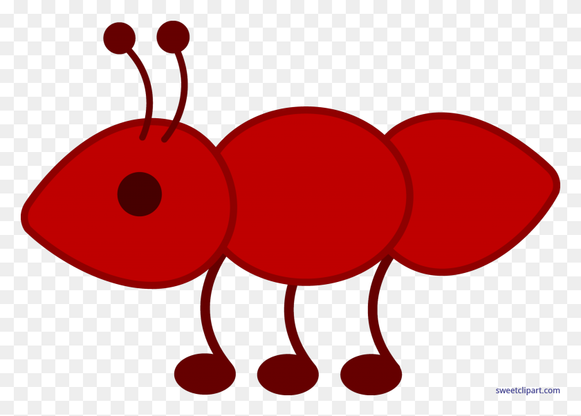 5949x4141 Hormiga Roja Clipart - Ant Clipart