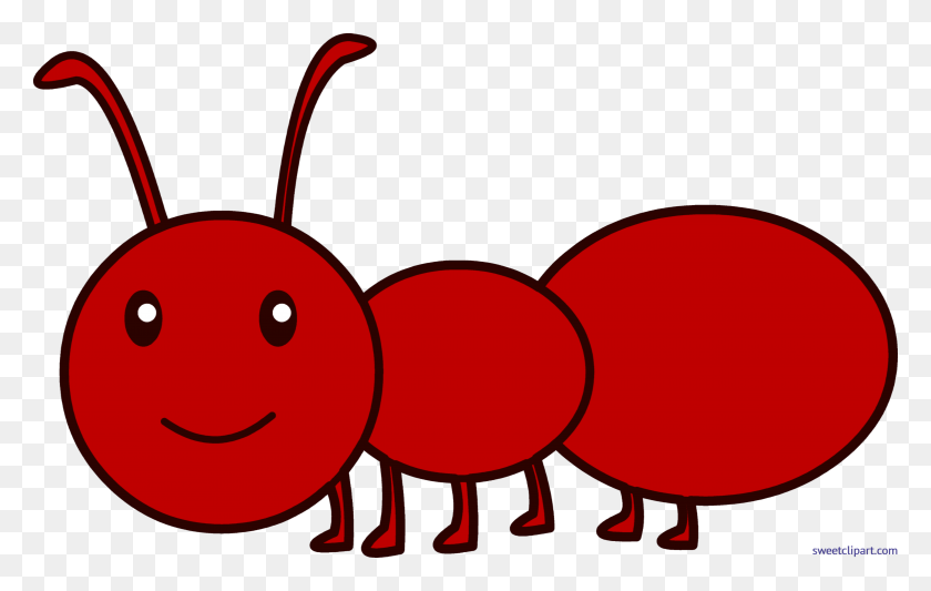 4989x3029 Ant Red Clip Art - Ant Clipart PNG