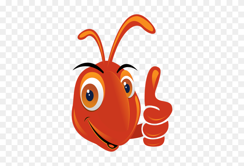 512x512 Ant Thumbs Up Cartoon - Ant PNG
