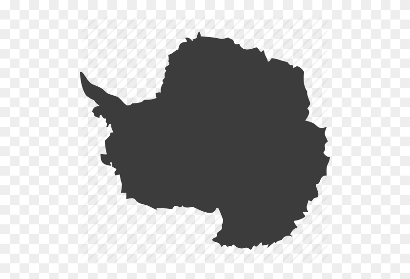 512x512 Antarctica, Continent, Continents, Pole, South Pole Icon - Continents PNG