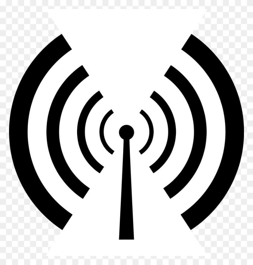 856x900 Antenna And Radio Waves Png Clip Arts For Web - Radio Waves PNG
